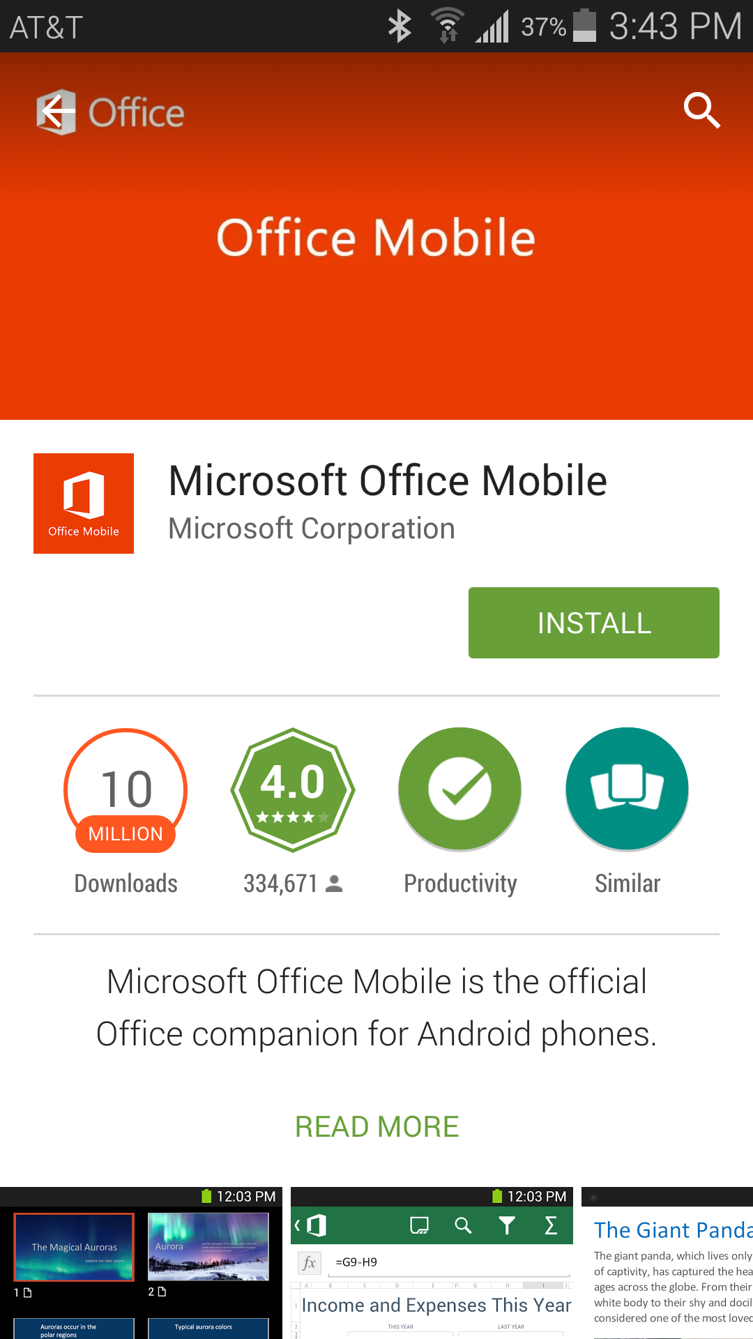 Microsoft office mobile free